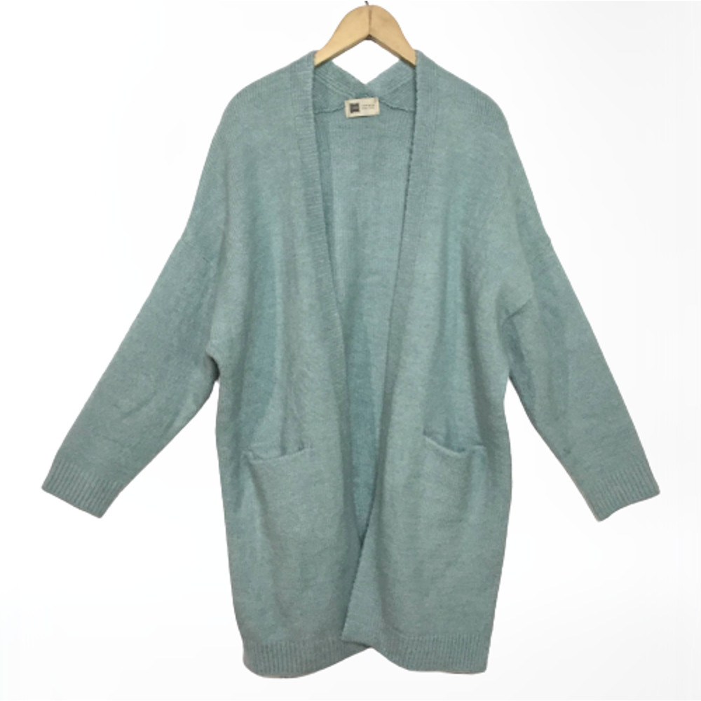 LOOK by M Wool Pocket Sweater Duster Cardigan